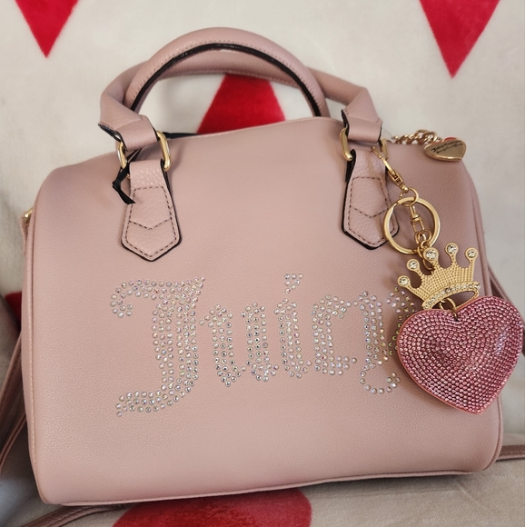 Juicy Couture Be Classic Satchel and coin purse- Dusty Blush - Picture 3 of 10